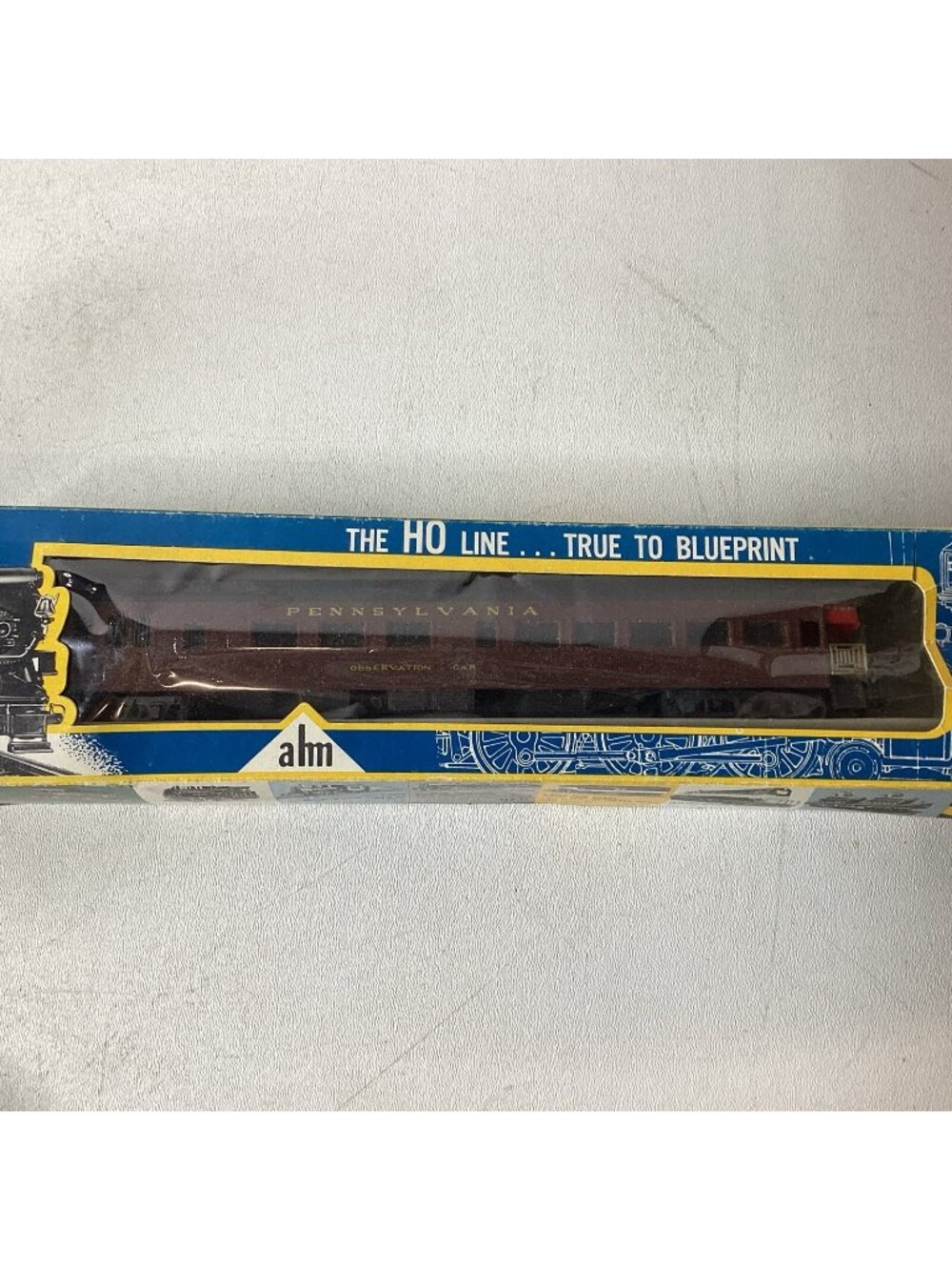 AHM Rivarossi 1920’s Pennsylvania Heavyweight HO Scale Observation Car #4496